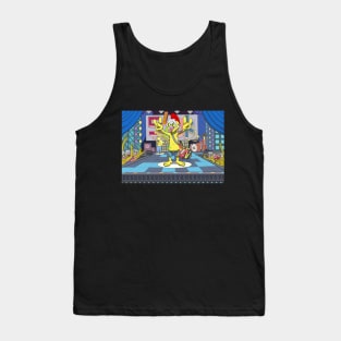 Dope Slluks character rock band on stage illustration Tank Top